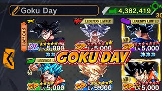 Goku Day Special Goku Only Team [upl. by Ellehcear]