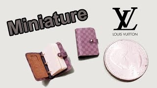 Miniature Louis Vuitton Notebook Diary 루이비통 다이어리 ルイヴィトン [upl. by Allie893]