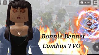 12 Bonnie Bennett Combos in TVO🔥🤯 Roblox [upl. by Jacynth]