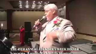 LlVE PERFORMANCE quotMiracle Workerquot Rance Allen sings for Apostle Henton pt 1 [upl. by Alletsyrc]