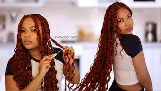 GODDESS PASSION BRAIDS Tutorial Knotless  Beginner Friendly [upl. by Nadnerb]