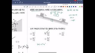 2025 수능특강 물리1 1강 2점 7번 풀이운동 [upl. by Grae]