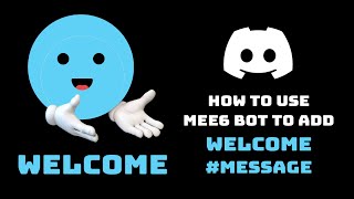 How To Add Custom Welcome Message When New User Joins Discord Server 2024 Use MEE6 Welcome Plugin [upl. by Nurse]