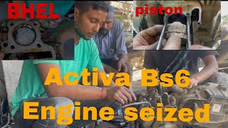 Honda Activa Bs 6 scooty engine seized [upl. by Auqined]