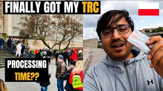 POLAND 🇵🇱 TRC BIGGEST UPDATE Poland TRc Processing time 2023 Finally got my TRC card in Wroclaw [upl. by Rhyner]