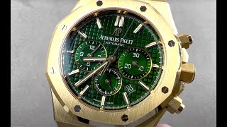 Audemars Piguet Royal Oak Chronograph 26331BAOO1220BA02 Audemars Piguet Watch Review [upl. by Treacy]