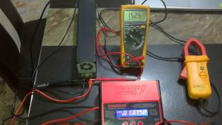 TP820CD dual port charger 6s lipo Pulse Ultra thunder power power supply 15v 40amp load [upl. by Wrand]