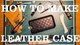 How to make leather case for smartphone  perfect fit [upl. by Drawyeh]