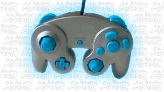 Gamecube Controller Button Swap  Light Blue [upl. by Narruc]