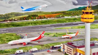 Model Airport Diorama  The World of Aviation with Moving Planes and Aircraft at Miniatur Wunderland [upl. by Ethan]