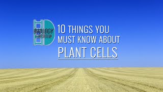 ALevel Biology  10 things you have to know about plant cells [upl. by Nillok]