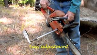 How To Cut Firewood With The Woodcutters Friend [upl. by Nnaed144]