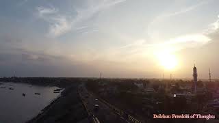 A Birds eye view Pamban Bridge [upl. by Erbe]