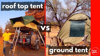 Roof Top Tent vs Ground Tent Which is the Best Tent for Camping Travel CampingOverlanding [upl. by Esir169]