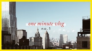 A ONE MINUTE VLOG no1  thankyoo [upl. by Wylde907]