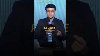 There is no option of retake in cricket souravganguly indiancricketer cricket cricketindia [upl. by Bresee]