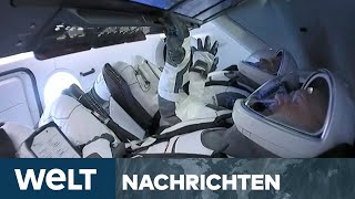 WELT SONDERSENDUNG Zweiter Startversuch von SpaceX Crew Dragon zur ISS [upl. by Antin]