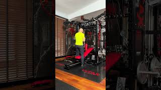 ULTIMATE HOME GYM  Triceps training on TYTAX motivation tytaxathome sports homegym legs [upl. by Bate891]