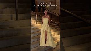 NickyHilton at CFDA awards 2024 in NYC Subscribe EditionByMisha for more CFDA 2024 [upl. by Karly386]