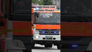 Mit Dauerpressluft über die Kreuzung zum Einsatz 🔥 einsatzfahrzeug einsatzfahrt hamburg viral [upl. by Edlin]