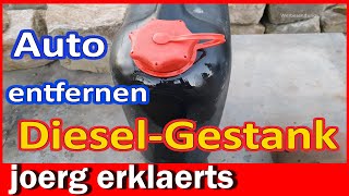 Dieselgeruch aus Auto entfernen wie mache ich das  Tutorial No [upl. by Ylluz]