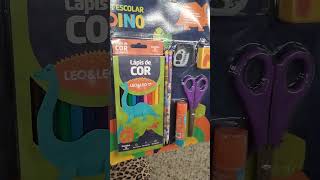 Kit escolar completo Dino shortsvideo shorts [upl. by Entsirhc]