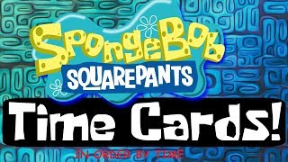 SpongeBob Time Cards In Order By Time [upl. by Karisa]