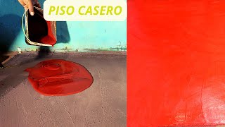 LOS FABRICANTES DE PISO NO QUIEREN QUE SEPAS ESTO PISO LIQUIDO CASERO TUTORIAL COMPLETO FACIL [upl. by Emlynn881]