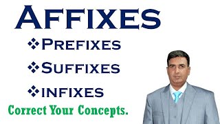 affixes prefixes and suffixes  affixes  affixes in english grammar  prefix and suffix in english [upl. by Airreis]