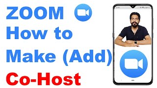 How to Add CoHost on Zoom Meeting App in Hindi [upl. by Sibylle]