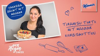 Manner Tiramisu Torte mit Eierbiskotten [upl. by Luckett]