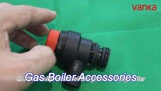 customized gas boiler accessories plastic construction gas boiler safety valve [upl. by Erick242]