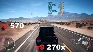 rx570 vs r9 270x gameplay [upl. by Okihcim]