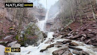 The Powerful Kaaterskill Falls after a Huge Rainfall  Hunter NY [upl. by Miguelita15]