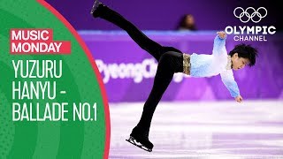 Yuzuru Hanyu performs to Chopins Ballade No 1 at PyeongChang 2018  Music Monday [upl. by Nadoj]