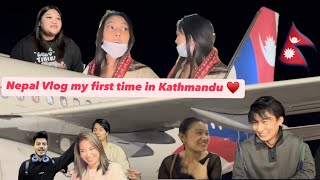 Nepal Kathmandu Vlog Part I learning to travel solo🥹 My first visit to Kathmandupura ramailo ♥️ [upl. by Marigolda]