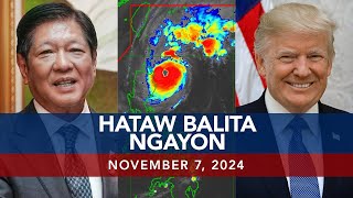 UNTV Hataw Balita Ngayon  November 07 2024 [upl. by Aix585]