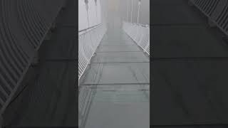 Glass Bridge China travel growmyaccount love skyland fog china nature enjoy [upl. by Celesta]