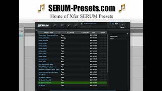 28 SERUM Piano Presets [upl. by Ddene]