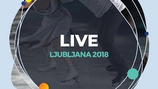 LIVE 🔴  Ladies Free Skating  Ljubljana 2018 [upl. by Rediah]