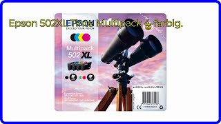 BEWERTUNG 2024 Epson 502XL Tinte Multipack 4farbig WESENTLICHE Einzelheiten [upl. by Ahtiek251]