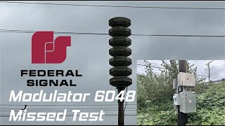 4 minutes out of 13 of a Federal Signal Modulator 6048 not going off [upl. by Sair476]