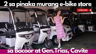 Murang EBike Sa Cavite  2wheels 3wheels 4wheels [upl. by Karolyn686]