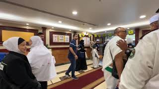 Ketibaan Jemaah Pakej Haji Delima KT090 SV5015 Tabung Haji Travel di Hotel Rehab Al Taqwa Makkah [upl. by Hnamik]