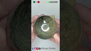 Esfera de obsidiana negra con base a la venta Info al WhatsApp 55 1341 3581 mcorponline [upl. by Robinson]