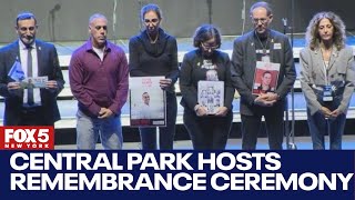 Central Park hosts Oct 7 remembrance ceremony [upl. by Yrrehc]