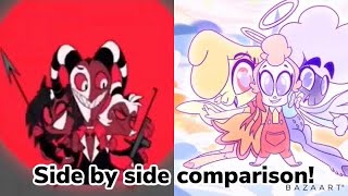 IMP Vs CHERUB Commercial song comparison  Helluva boss edit reupload [upl. by Nizam941]