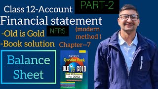 financial statement income statement NFRS Class 12 Account  NEB 2080 Q No 2082 [upl. by Aven]