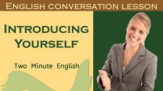 Introducing Yourself  How to Introduce Yourself In English [upl. by Akihc]