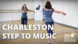 How to Dance the Charleston basic step to music [upl. by Ashly]